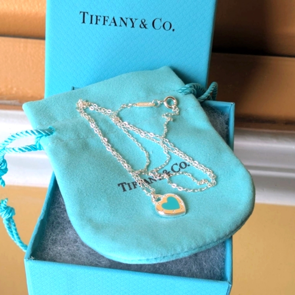 Tiffany & Co. Silver Heart Necklace